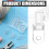 6 Pack Blind Wand Tip  Kit for Horizontal and Vertical Blinds Interior Window Shutters 2