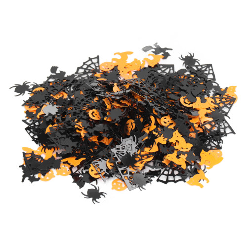 Χρώμα με θέμα το Halloween, Halloween Confetti Glitter, Διακοσμήσεις για τραπέζι πάρτι, Μεταλλικό