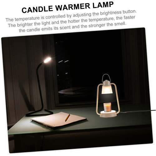 Candle Warmer Lamp with Timer for Scented Jar Candles, Adjustable Height Soft Light Home Decor 1