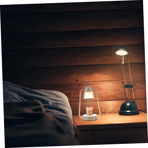 Candle Warmer Lamp with Timer for Scented Jar Candles, Adjustable Height Soft Light Home Decor 2