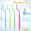 4 PCS Orthodontic End Tuft Toothbrush for Braces and Implants, Compact Design with Precise Control Grip 2