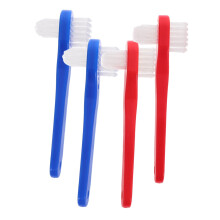 Dual Head Denture Cleaning Brush Set for Adults – Compact Travel Design, Gum Care, Soft Bristles