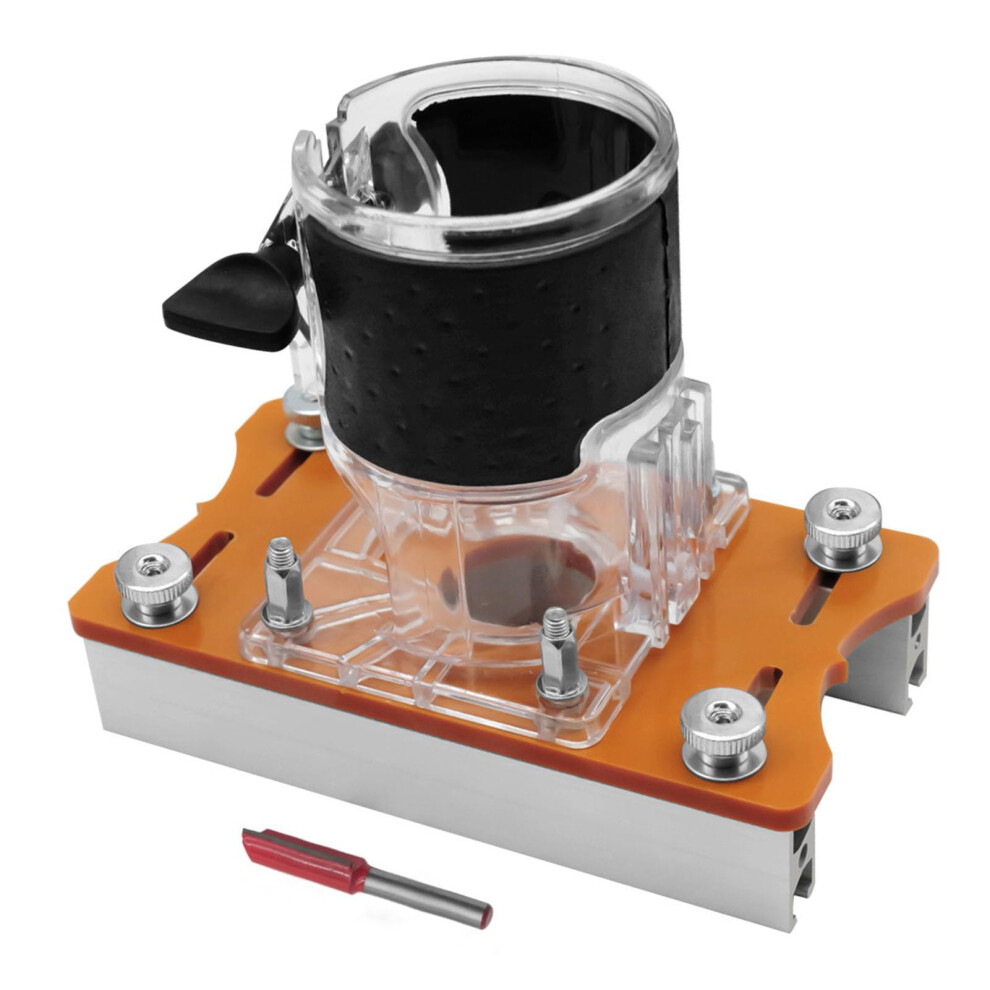 65Mm Wood Router And Trimmer Base, Adjustable 05Cm Thickness, Durable Aluminum Alloy 9164114201621