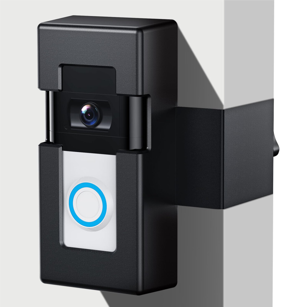 Antitheft Video Doorbell Mount For Ring And Blink, No Drill Adjustable Holder For Apartment Doors 9365369432321