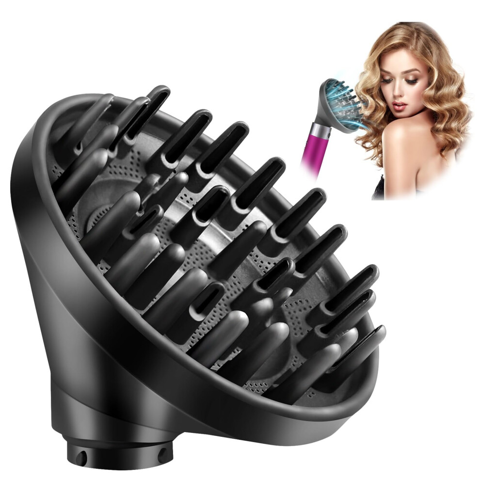 Diffuser Attachment for Dyson Airwrap HS05 HS03 HS01 with Even Air Distribution and Frizz Reduction