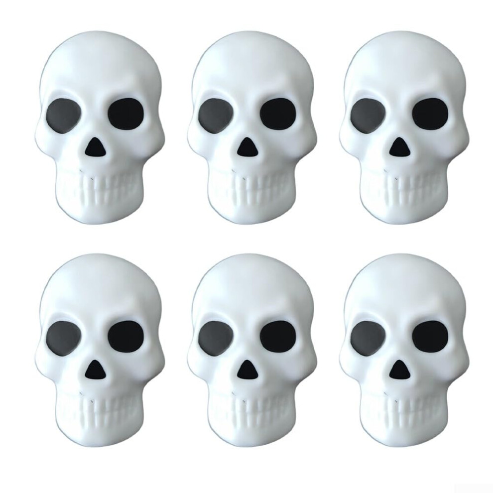 Glow In The Dark Skull Door Handle Covers 6Pack For Cabinets Drawers Wardrobes And Interior Doors 9365369432543
