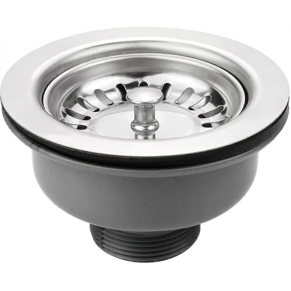 Sink Accessory Kitchen Sink Basket Strainer Stainless Steel Kitchen Sink Stopper, 114Mm, Thickening, High Temperature Resistance 9055112645749