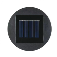 Luminária solar de reposição com lâmpada de 8 cm, 2 peças de cobertura de reposição para lanterna com painel solar, lâmpada de reposição