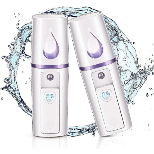 2 τεμάχια Nano Facial Mister Φορητός μίνι ατμομάγειρας προσώπου Εύχρηστος ψεκαστήρας ομ