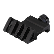 5X4.5cm Black 45 Degree Side Rail Mount Offset Rail Mount Compatible with Flashlight Outdoor (black) Dt2788 Edition
