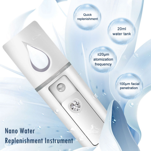 2 τεμάχια Nano Facial Mister Φορητός μίνι ατμομάγειρας προσώπου Εύχρηστος ψεκαστήρας ομ 2