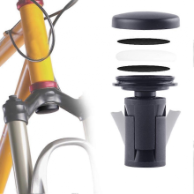 Black (A) $ Bicycle suitable compatible with airtag anti-theft front compatible withk downtube bracket protective shell mountain bike front