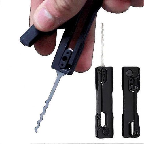 Σετ πένες Fidget Lock από ατσάλι με 4 προφίλ πένες και εργαλείο περιστροφής - παιχνίδι α 1