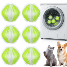 (Green)Pet Hair Remover Washing Machine, Washing Machine Lint Ball, Hair Catcher Washing Machine, Cat Hair Remover, Dog Hair Removal compati