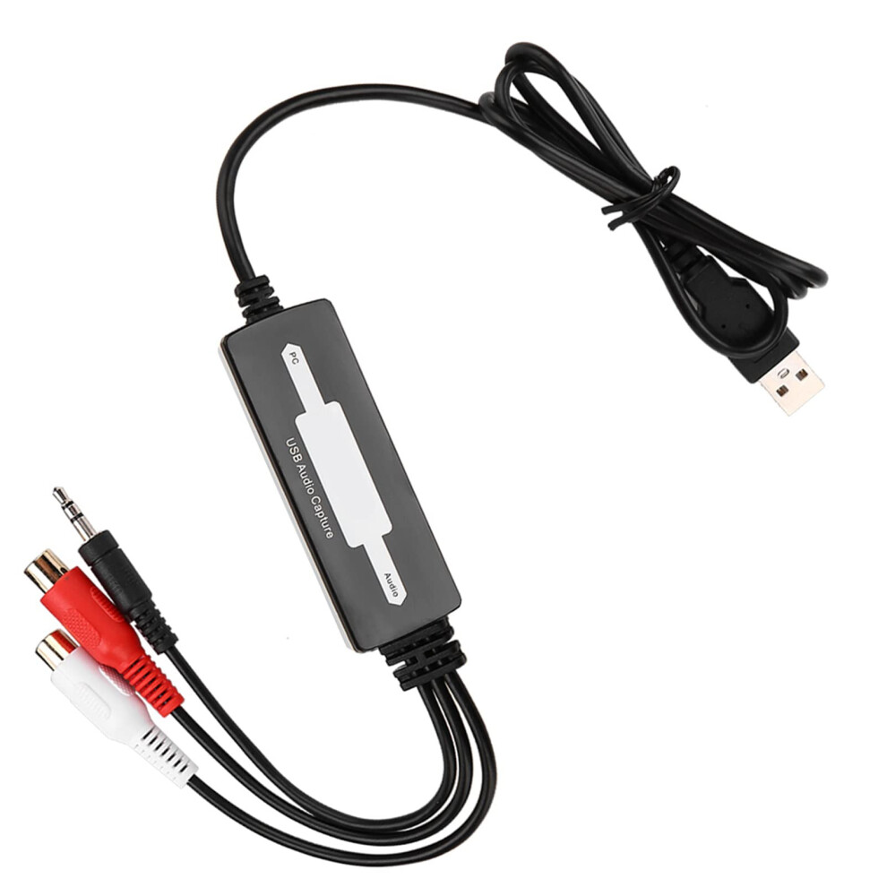 Vinyl To Digital Converter And Cassette To Mp3 Converter Usb Audio Capture Device For Pc And Mac 9365369432673