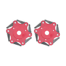 Accesorio para cabezal de desbrozadora de cortacésped, cuchillas de acero de 6 dientes para desbrozadora, kit de repuesto para desbrozadora: