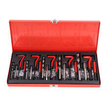 Helicoil Thread Repair Kit Engine Re-threading Tools HSS Drill Taps & Inserts For Automotive Applications With Steel Carrying Case, Metric Sizes M5