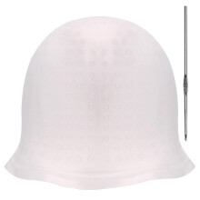 Hair Highlighting Cap Silicone with Hook Needle, Reusable Hair Dye Cap for Salon and Home Use