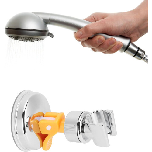 Adjustable Suction Cup Shower Head Holder with Strong Grip and No Drill Installation 1