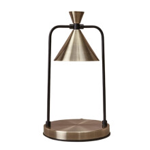 Dimmable Candle Warmer Lamp with Adjustable Brightness and Vintage Curved Stem for Down Wax Melting