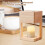 Candle Warmer Lamp with Dimmable Switch Solid Wood Base for Wax Melting and Home Décor 4