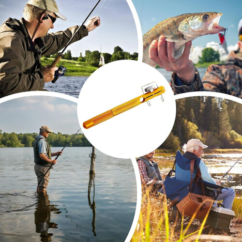 Fishing Knot Tying Tool Aluminum Alloy Quick Hook Loop Maker MultiFunction for Beginners 2