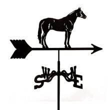 Stainless Steel Weather Vane with Wind Direction Indicator for Roof Garden Barn Outdoor Decor