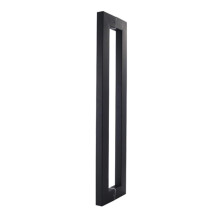 Stainless Steel Sliding Barn Door Handle 800mm Rustproof Polished Pull for Glass or Wooden Doors