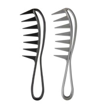 Wide Tooth Comb Set for Thick Curly and Wet Hair, Large Detangling Hair Comb with Antistatic Grip