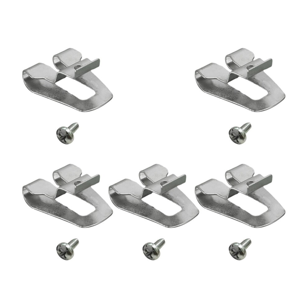 5Pcs Drill Belt Clip Replacement For Cordless Hammer Drill, Durable Iron Hook With Screws 9164114204776