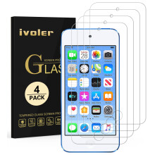 4 Pack Screen Protector Tempered Glass for iPod Touch 5th 6th 7th Gen 9H Ultra Thin HD Clarity