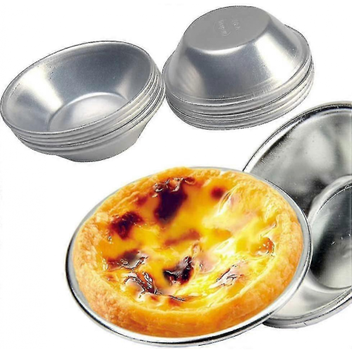 Reusable tart mould compatible with Pasteis de Nata, 20 pcs nonstick tin