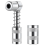 Grease Nozzle Adapter Grease - Accessory Grease Coupler Adapter with Sleeve 3 Jaw Angle Grease Tool 1