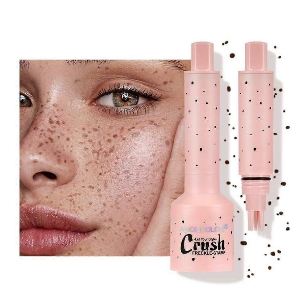 ï¼DEEP)Faux Freckle Stamp, Go With The Faux Freckle Stamp, Waterproof Freckle Makeup