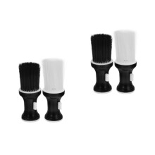 Mini Barber Neck Brush Set of 4 Compact Salon Talc Brush for Precise Hair Removal and Cleanup