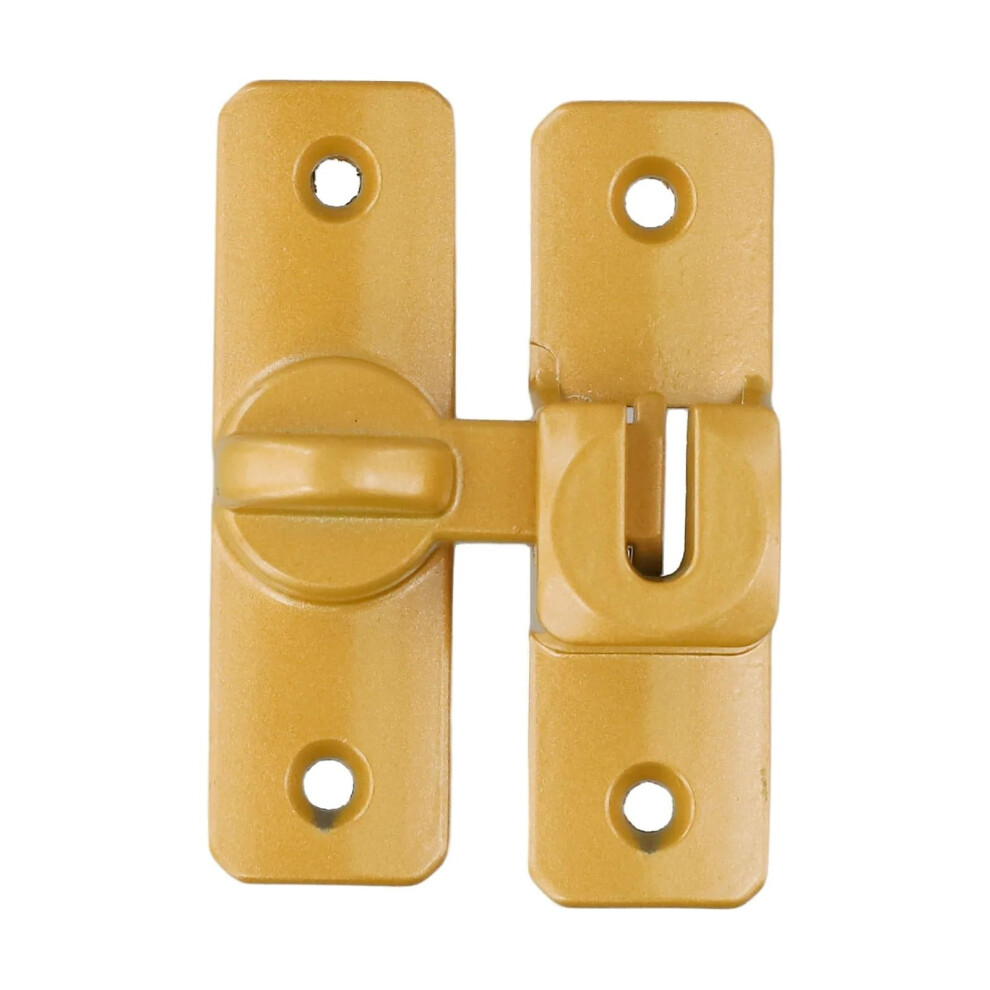 Gate Latch 4Pcs Zinc Alloy Door Bolt Lock 90/180 Degree Heavy Duty Security For Bathroom And Garden 9164114205162