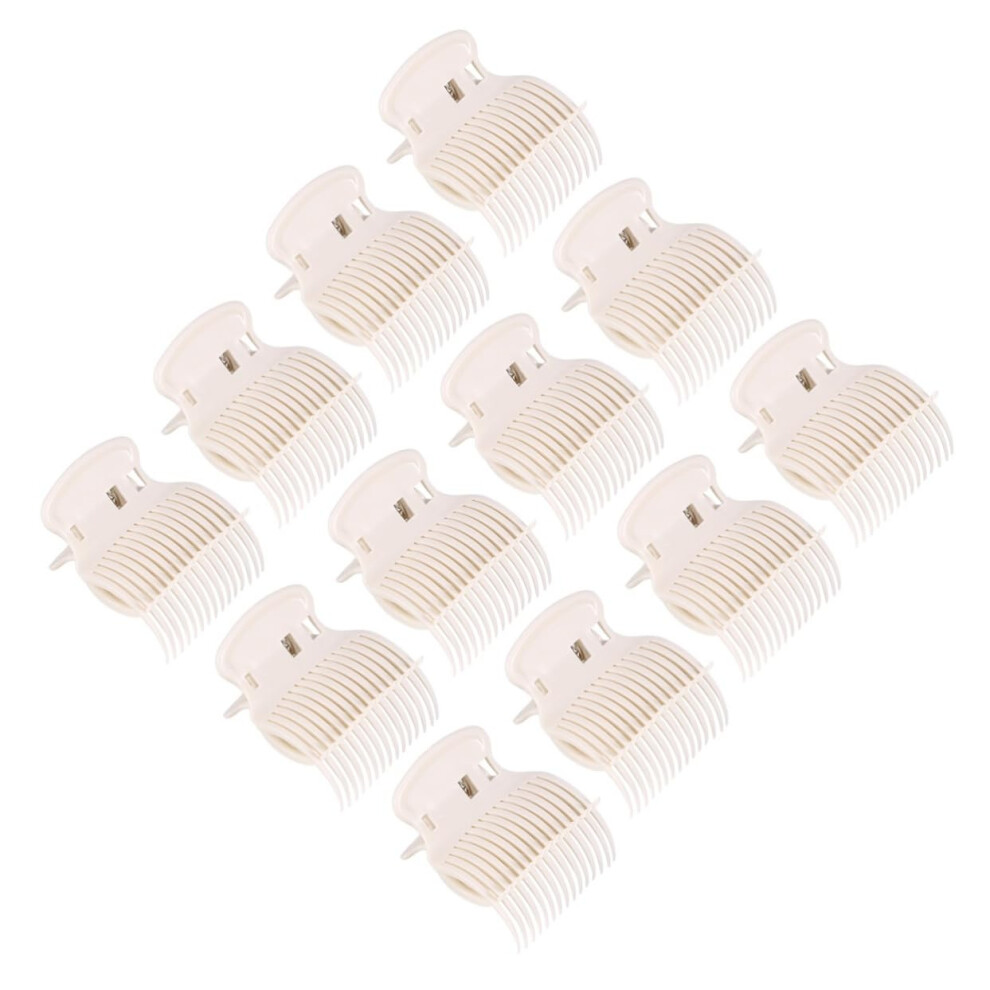 12pcs  Temperature Hair Sectioning Clips for Salon Styling Dyeing and Perming Lightweight Grip