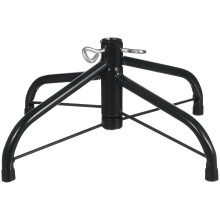 Christmas Tree Stand Heavy Duty Metal Rotating Base with Foldable Design for Indoor Outdoor Use