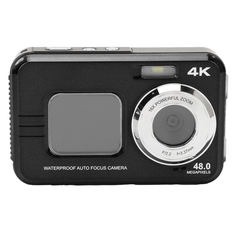 4K Underwater Camera With Dual Screens, 48Mp Waterproof Digital Camera For Snorkeling Diving 9365369434417