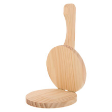 Solid Wood Dumpling Press with Ergonomic Handle for Consistent Wrapper Thickness 8.25x4.91x2.36 Inch