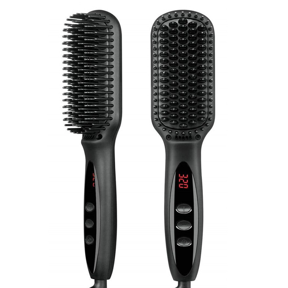 3 in 1 Beard Straightener Comb for Men with Even Heat Distribution and Ergonomic Non Slip Grip