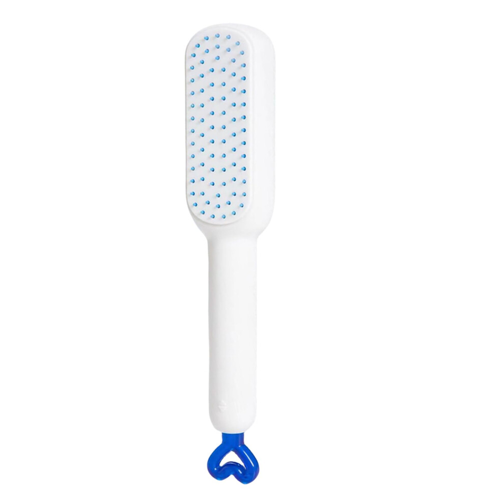 Self Cleaning Anti Static Hair Brush with Retractable Bristles for Gentle Scalp Massage and Styling