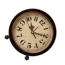 Vintage Alarm Clock with Night Light, Silent Retro Tabletop Clock for Bedroom and Home Decor