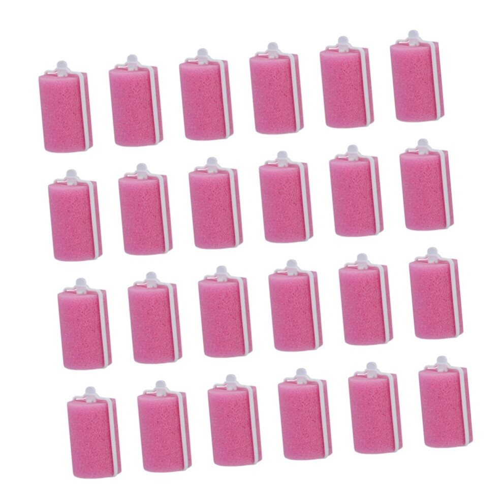 Hair Curlers Set No Heat Soft Sponge Rollers Gentle Hair Styling for Women Girls 12pcs Random Colors