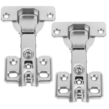 2pcs Stainless Steel Concealed Cabinet Hinges Soft Close for Kitchen Cabinets and Furniture