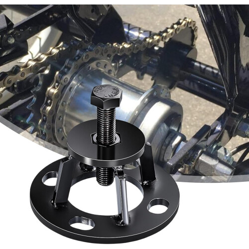 Heavy Duty Brake Drum Puller and Wheel Hub Removal Tool with Secure Grip, 4/5/6 Bolt Universal 1