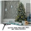Christmas Tree Stand for Artificial Trees Black Sleek Base Easy Tool Assembly Stable Holder 2