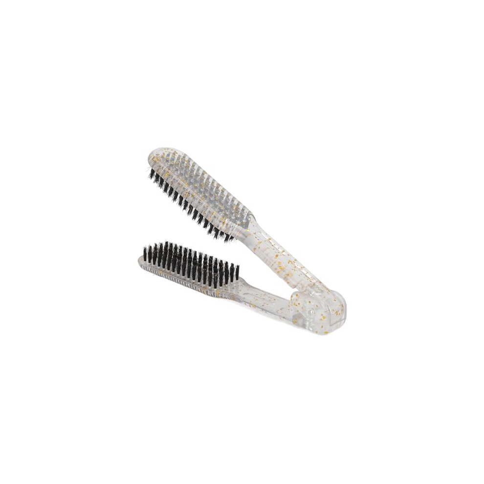 Hair Straightening Comb with Heat Resistant Vented Design, Ergonomic AntiStatic Nylon Bristles
