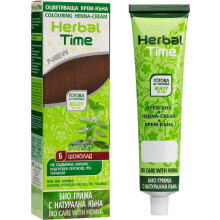 HERBAL TIME NATUURLIJKE Henna Haarverf Chocolade