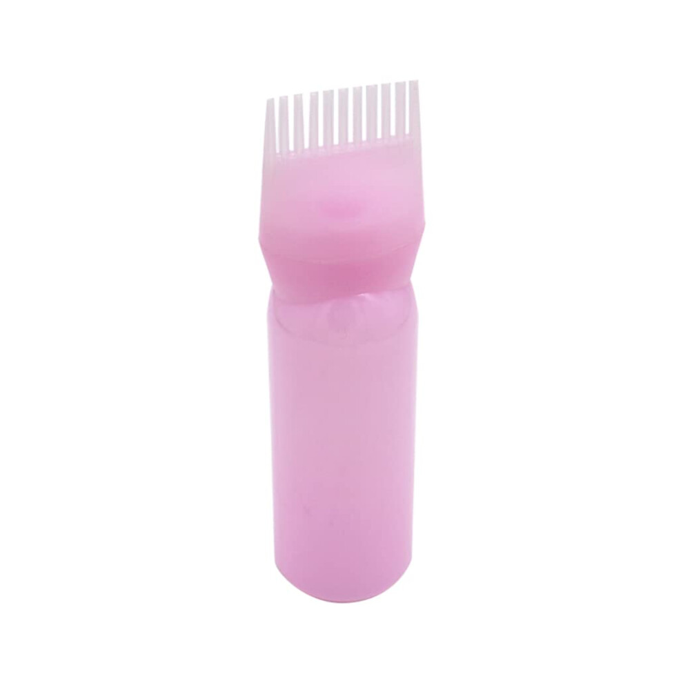 Hair Dye Applicator Bottle 160ml with Integrated Comb Brush for Even Color Distribution and Root Touch Up